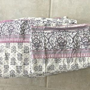 Pottery Barn Teen Sheet TWIN Set.                             Metallic Muse